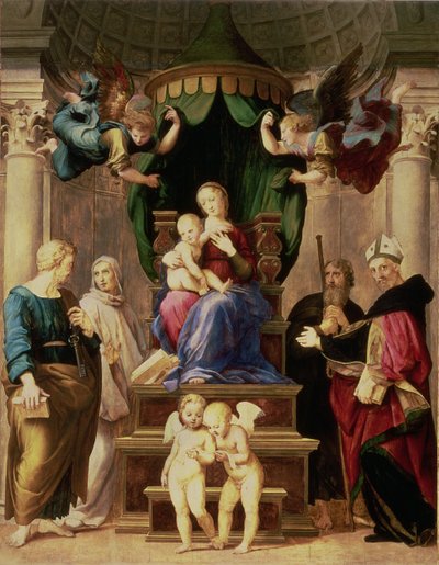 Madonna of the Baldacchino by Raffaello Sanzio Raphael